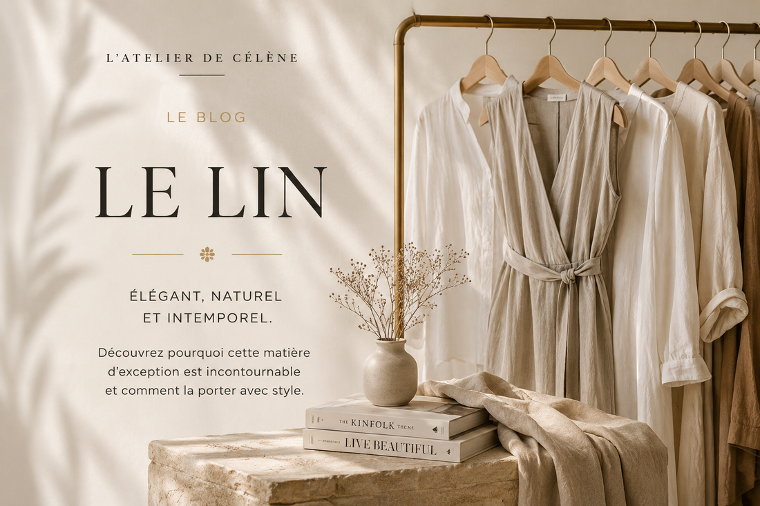 Le lin : la matière naturelle chic et intemporelle | L’Atelier de Célène